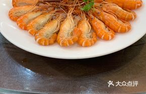 Steamed Bright Pearl Shrimp