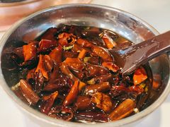 现炸辣椒油-京门老爆三·铜锅涮肉 爆肚(望京店)