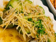 蒜蓉银鱼仔蒸丝瓜-岭南海晏楼(东晓南店)