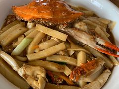 梭子蟹炒年糕-501號台州海鲜餐厅(海创园店)