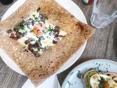 鸡蛋蘑菇熏肉荞麦可丽饼-RAC BAR(安福路店)