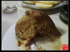 煮好的鱼肉-大鹅岛灶台鱼·铁锅炖(水库路店)