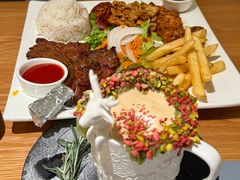 宫廷烤肉拼盘-伊斯坦布尔土耳其清真咖啡餐厅