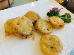 椒盐藕夹-怡园饭店-餐厅(四望亭店)
