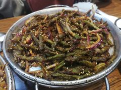 烤豆角-味之朝·烤盘牛肉·松兰拌饭