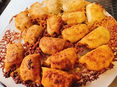 韭菜虾仁煎饺-玉园烧烤·海鲜辣炒