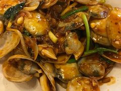 辣炒花蛤-真浪花园海鲜餐馆