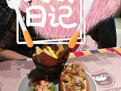 起司蘑菇热狗套餐-遇见西木美式餐厅(体育路店)