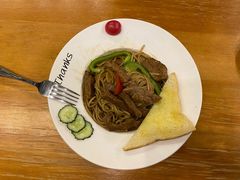 黑椒牛柳意面-Thanks美式餐厅(汉堡咖啡店)