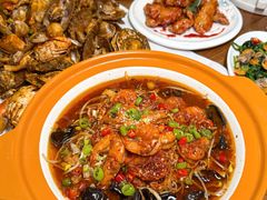 -东来菜馆•手抓海鲜家常菜•海鲜锅贴(鸽子窝店)