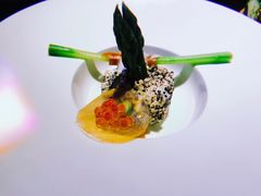 绿芦笋黎麦柚玛火腿鱼籽-鹿萤季·营地小馆(皇后公园店)