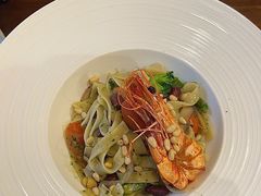 青酱菠菜大虾意面-Willing·Coffee&Brunch&Dinner(万达店)