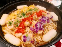 花开彩虹生焗虾仁-蜜桃花开·中西融合菜E&W(南长街店)