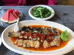 三色蒸鮰头鱼-巴陵全鱼席(湖南老字号汴河街店 )