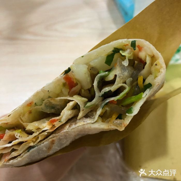 山东菜煎饼(银泰城店)全素煎饼图片