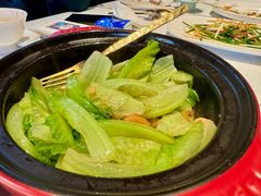 虾酱啫啫唐生菜-香港龙凤楼(巨鹿路洋房店)