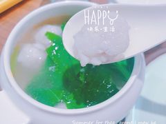 鲜嫩黄花鱼丸汤-将相和·海鲜蒸饺大连菜