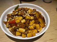 松子牛肉炒年糕-兔爸私家小厨(新北万达店)