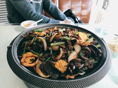 铁板三样-嘎吧锅私家菜馆(新村十区店)