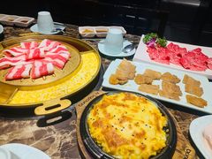 玉米爱上芝士-猪啊牛呀羊啊铜盘烤肉(正大广场店)