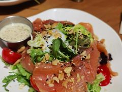 鲜柚芒果沙拉佐冰花酸梅酱-HELLO 27 意面·沙拉·帕尼尼