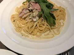 培根蘑菇奶油意大利面-新贝乐意大利餐厅(苏州中心店)