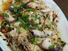 豉汁蒸鱼头-老客家美食• 竹筒饭• 河鲜(龙门永汉店)