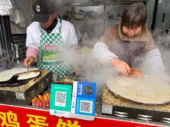 -正宗杂粮煎饼香软鸡蛋饼