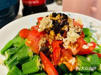 阳康觅食指南|DIY菜谱:西红柿拌秋葵