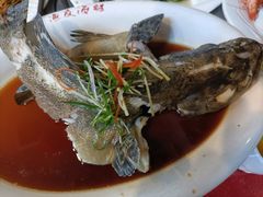 清蒸石斑鱼-渔友鲜海鲜加工(海鲜大世界店)