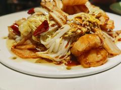 和府白菜炒虾球-北平盛世·新京菜·北京烤鸭(劲松·双井店)