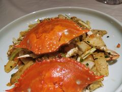 梭子蟹炒年糕-小厨师·二十年沈家门小海鲜(百井坊巷店)