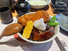 鰻魚豬扒雙拼飯-堂本家洋食别馆·炸猪排(中心城店)