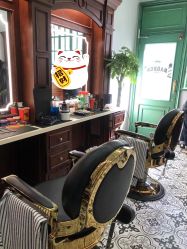 -595barbershop美式油头