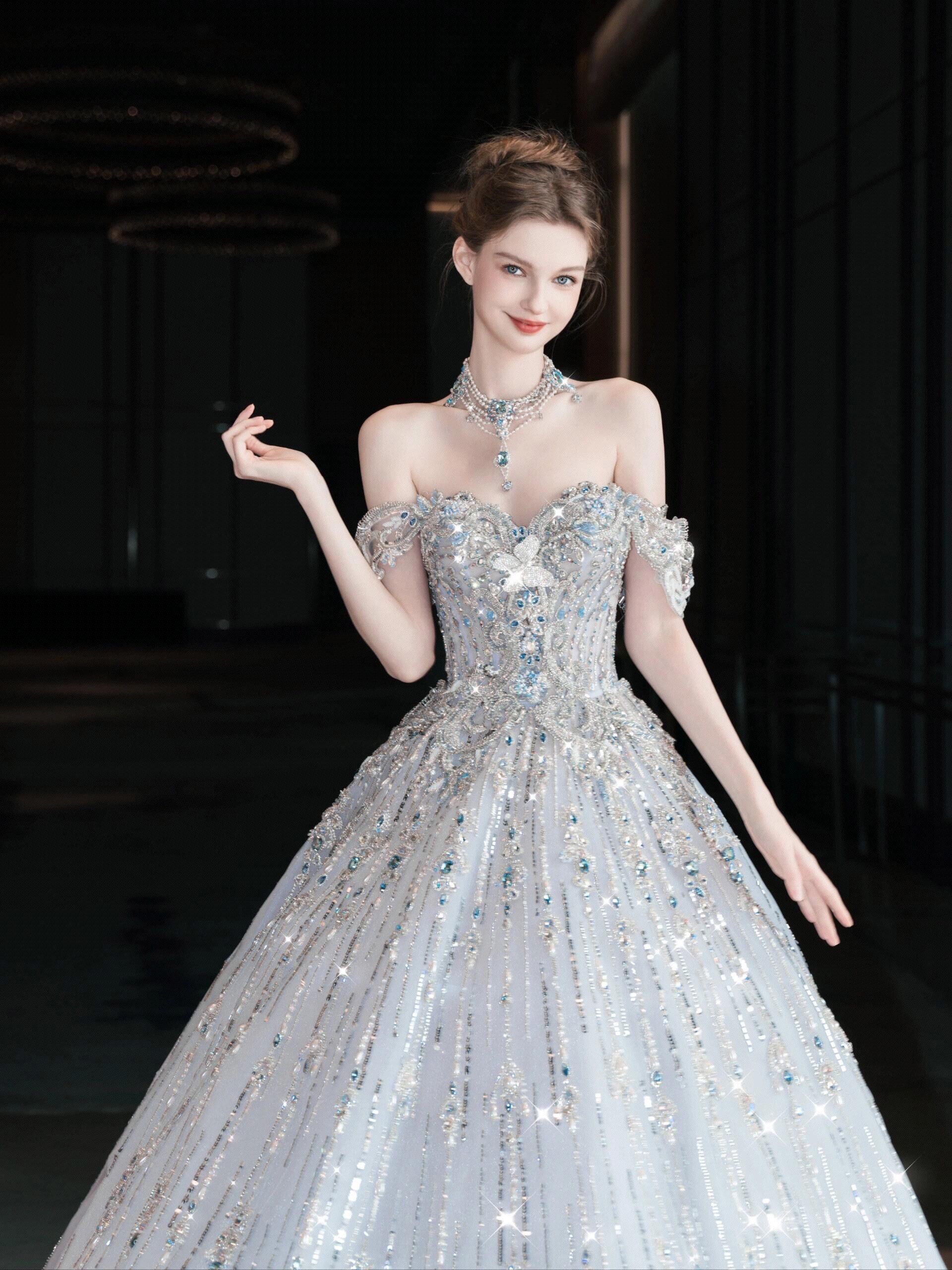 紫色紫色的星空灿烂璀璨✨公主的童话裙