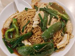 豉椒鲜鱿炒面-玲又珑美食(盘福路店)