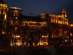 原上海总会大楼夜景-上海外滩华尔道夫酒店