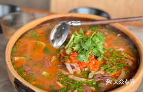 Korean Kimchi Beef Offal Stew