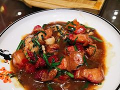 -东来菜馆•手抓海鲜家常菜•海鲜锅贴(鸽子窝店)