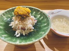 醋拌松叶蟹海胆杯-鮨青(恒基名人购物中心店)