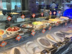 自助取餐区-渔民船说·北塘海鲜·天津菜·海肠捞饭(北塘古镇店)