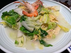 腐皮青菜-老头儿油爆虾·1987杭州烟火味(湖滨银泰in77D区店)