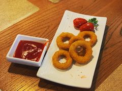 鸡肉洋葱圈-勺园西餐厅