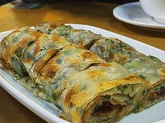 葱饼卷牛肉-台北楚楚园馅饼粥(虹桥南丰城店)