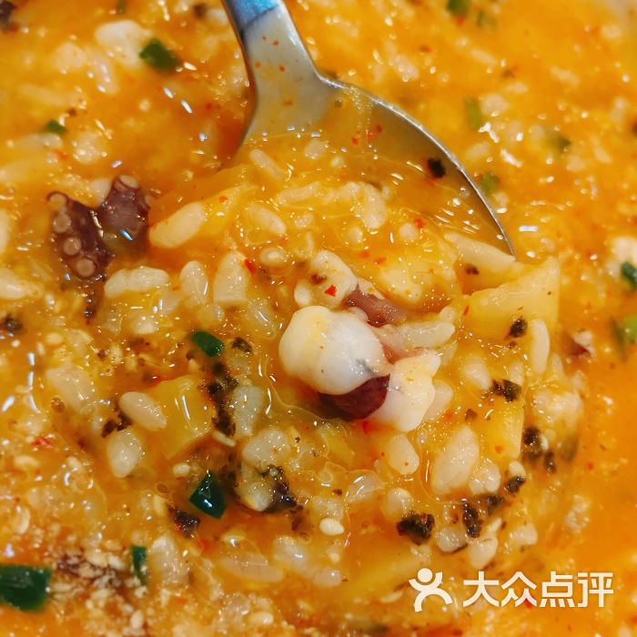 泡菜章魚粥