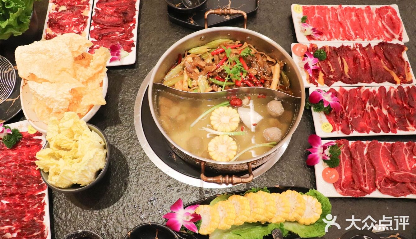 南京牛肉火锅，鲜嫩牛肉吃起来！🌸🌸 
