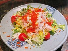 温泉蛋蟹肉沙拉-炙柒Sekinana·精致料理 烧鸟·铁板烧(海上世界店)
