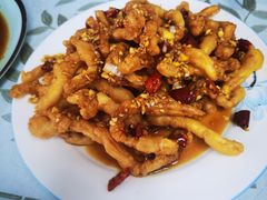 炸鱿鱼条-天伦海鲜·老味道·青岛菜(栈桥天主教堂店)