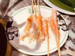 生猛游水虾-禄婶鸡煲·打边炉