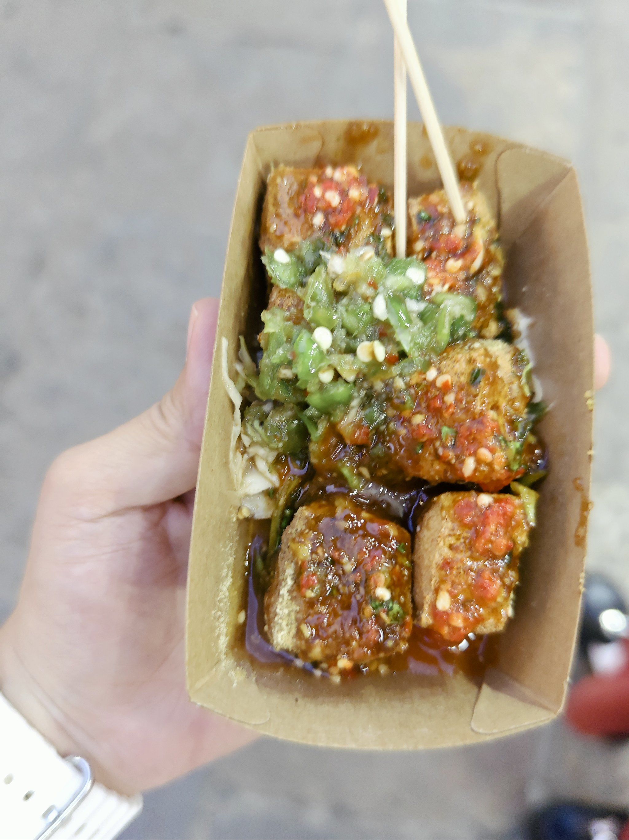 芙蓉街的臭豆腐